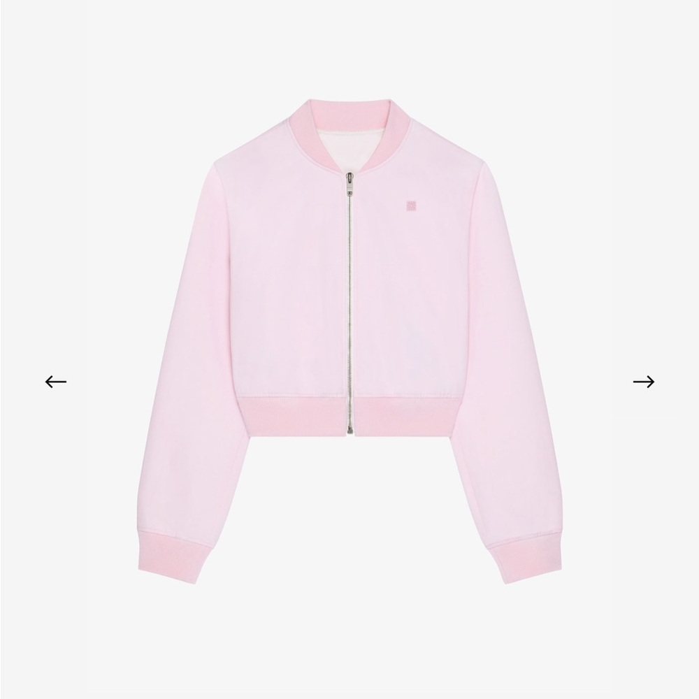 GIVENCHY slim fit bomber with medallian